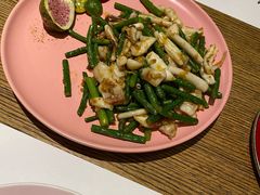 蒜香鱿鱼-甜阿姨·天台花园私房菜(万松园店)