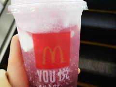 蓝莓风味泡泡饮-麦当劳(鼓楼店)