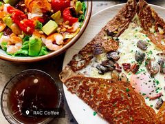 鸡蛋蘑菇熏肉荞麦可丽饼-RAC BAR(安福路店)