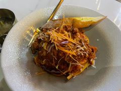 烟熏香肠番茄意面-野萃山·潮汕厚果汁(十亩地店)