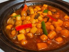 珍珠土豆焖鲍鱼仔-庆江南江南菜(琴湖溪里花园城店)