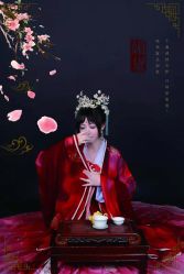 -后宫·古装汉服京剧儿童亲子全家福摄影