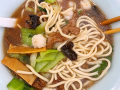 虾猪肝面-奎元馆.百年奎元.非遗传承(西湖边的解放路店)