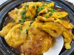 鲍鱼汁手工客家蛋饺煲-鹭园酒家·四十年老字号