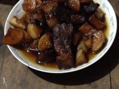 大厨掌勺之红烧萝卜肉-公盂村