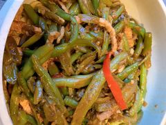 豆角丝炒肉拌转百刀-日上三甘(三里屯店)