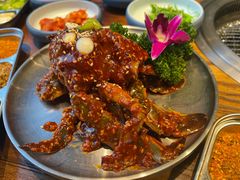 -明洞阿姨·韩式酱蟹烤肉·创意料理(三元桥店)