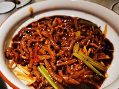 馓子牛肉丝-刘胖子家常菜·蹄花焖藕(兴业店)