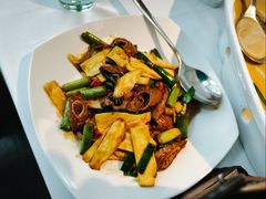 青蒜炒大肠-荣小馆(安达仕店)
