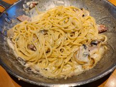 培根蘑菇奶油意面-新贝乐意大利餐厅(苏州中心店)