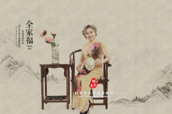 -时光纪亲子全家福照相馆(静安店母女写真父母纪念照)