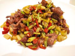 急火旺炒黄牛肉-柒园·三十年创意杭帮菜(龙湖滨江天街店)