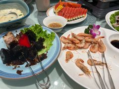-海派美食·家宴海鲜青岛菜·石锅鲽鱼头(东方城店)