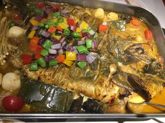 浓郁黄咖喱清江鱼-鱼酷活鱼烤鱼(恒隆广场店)