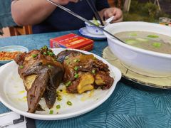 -古榕农庄·桑拿簸箕菜·招牌泥焗鸡(清远长隆店)