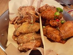 炸鸡翅一半一半-富乐满韩国正宗炸鸡韩国料理(虹泉路店)