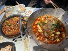 爆辣碎碎蛙（不能免辣）-串盟烧烤大排档·长沙美食地标(星沙店)