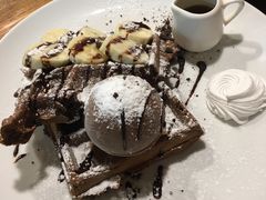 香蕉朱古力窩伴朱古力雪糕-Aroma Dessert Cafe(佑强楼店)