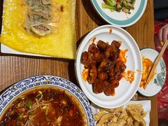 -东来菜馆•手抓海鲜家常菜•海鲜锅贴(鸽子窝店)