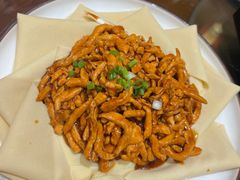 -东来菜馆•手抓海鲜家常菜•海鲜锅贴(鸽子窝店)