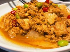 臭豆腐炒毛豆-老头儿油爆虾(星光一期店)