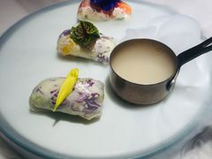 漫步花开彩虹卷-蜜桃花开·中西融合菜E&W(南长街店)