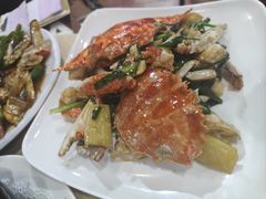 姜葱炒蟹-老字号蛇口德记烧腊饭店·海鲜加工