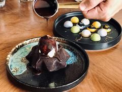 熔浆巧克力配香草冰淇淋-The Rug Cafe(王府中环店)
