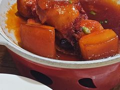 -东来菜馆•手抓海鲜家常菜•海鲜锅贴(鸽子窝店)