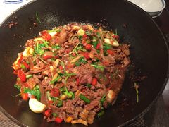 现炒黄牛肉-小隐人家(乐松店)