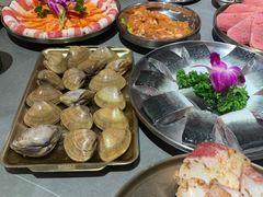 -围炉肉舍•炭烤活鳗•丹东海鲜烤肉(步行街店)