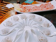虾滑-好汉锅园林秘制老火锅 柴火霸王鸡(金沙店)