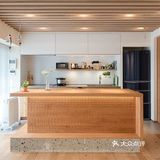 今日分享使空间连续，使其成为一个开放而悠闲的家