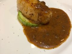 深海碟鱼排佐特制黄芥菜酱-丹鼎铁板料理