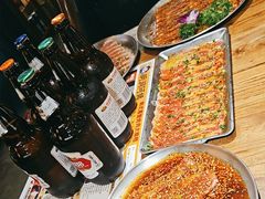 -明洞阿姨·韩式酱蟹烤肉·创意料理(三元桥店)