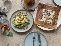 鸡蛋蘑菇熏肉荞麦可丽饼-RAC BAR(安福路店)