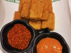 香煎石屏豆腐-云海肴云南菜·蒸汽石锅鱼(新奥店)