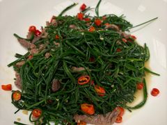 沙葱炒吊龙牛肉-袁州宴·地道袁州菜(袁山东路店)