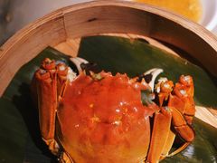 清蒸大闸蟹-绿茶餐厅