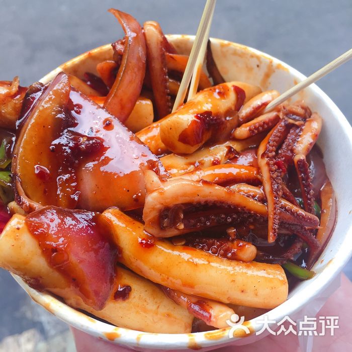 红姐专业铁板鱿鱼炒年糕