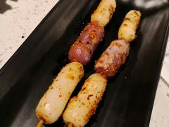 三色包心年糕-京韵胡同·酱香羊蝎子火锅涮肉(长寿路店)