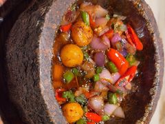 石锅紫苏小土豆-绿茶餐厅(西单老佛爷店)