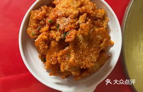 Meat Sauce with Crispy Rice Crackers