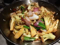 香锅开心花菜-小菜园新徽菜(芜湖镜湖苏宁店)