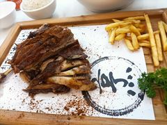 香草烤羊排-红菜坊·烤鸭·川鲁宴(石园店)