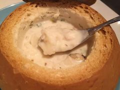 洋薏米烟熏肉忌廉面包汤-港丽餐厅(高德置地店)