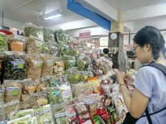 中药调味品摊位-瓦洛洛传统市场