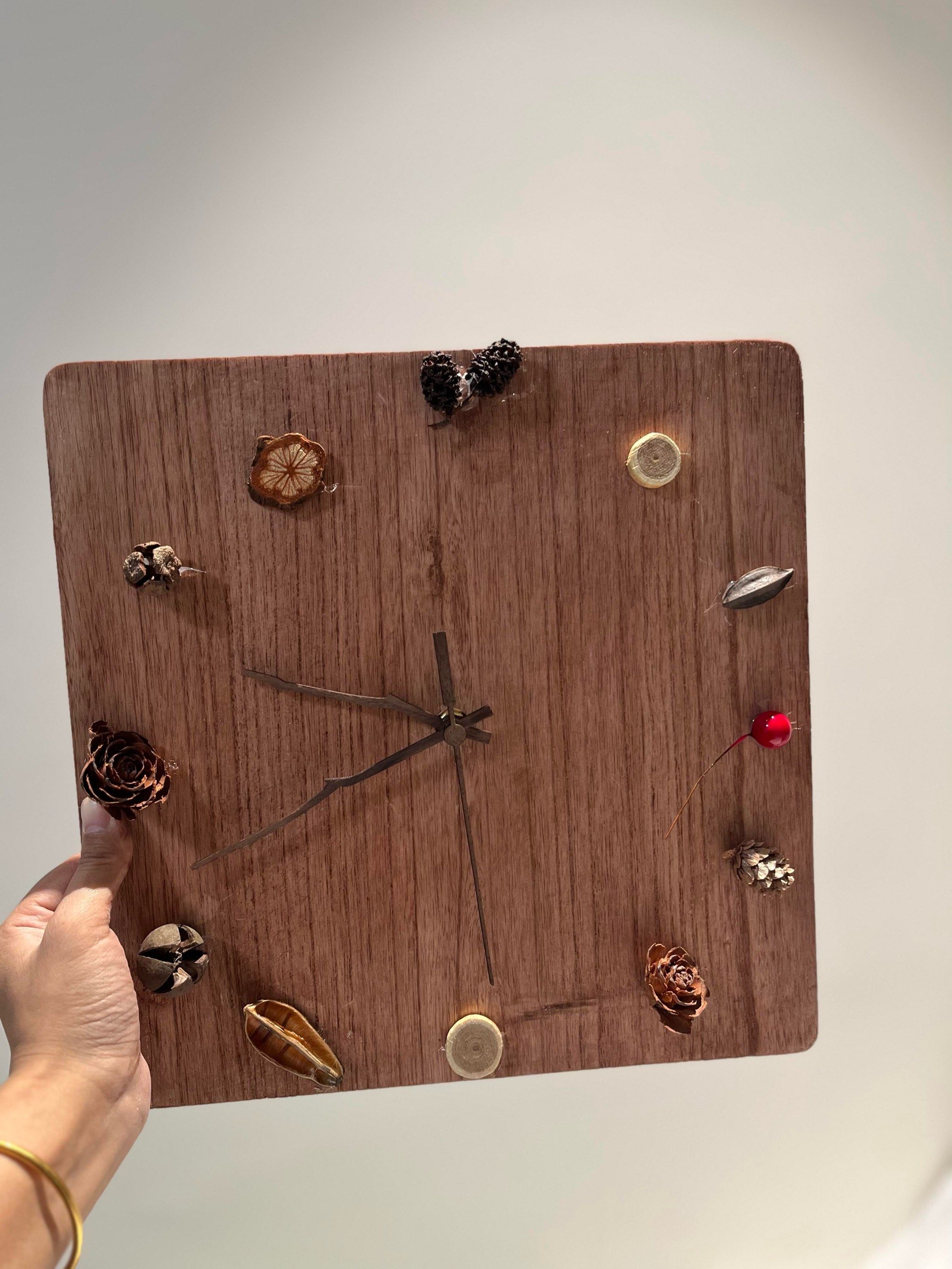 花十几块钱自制一个复古风时钟