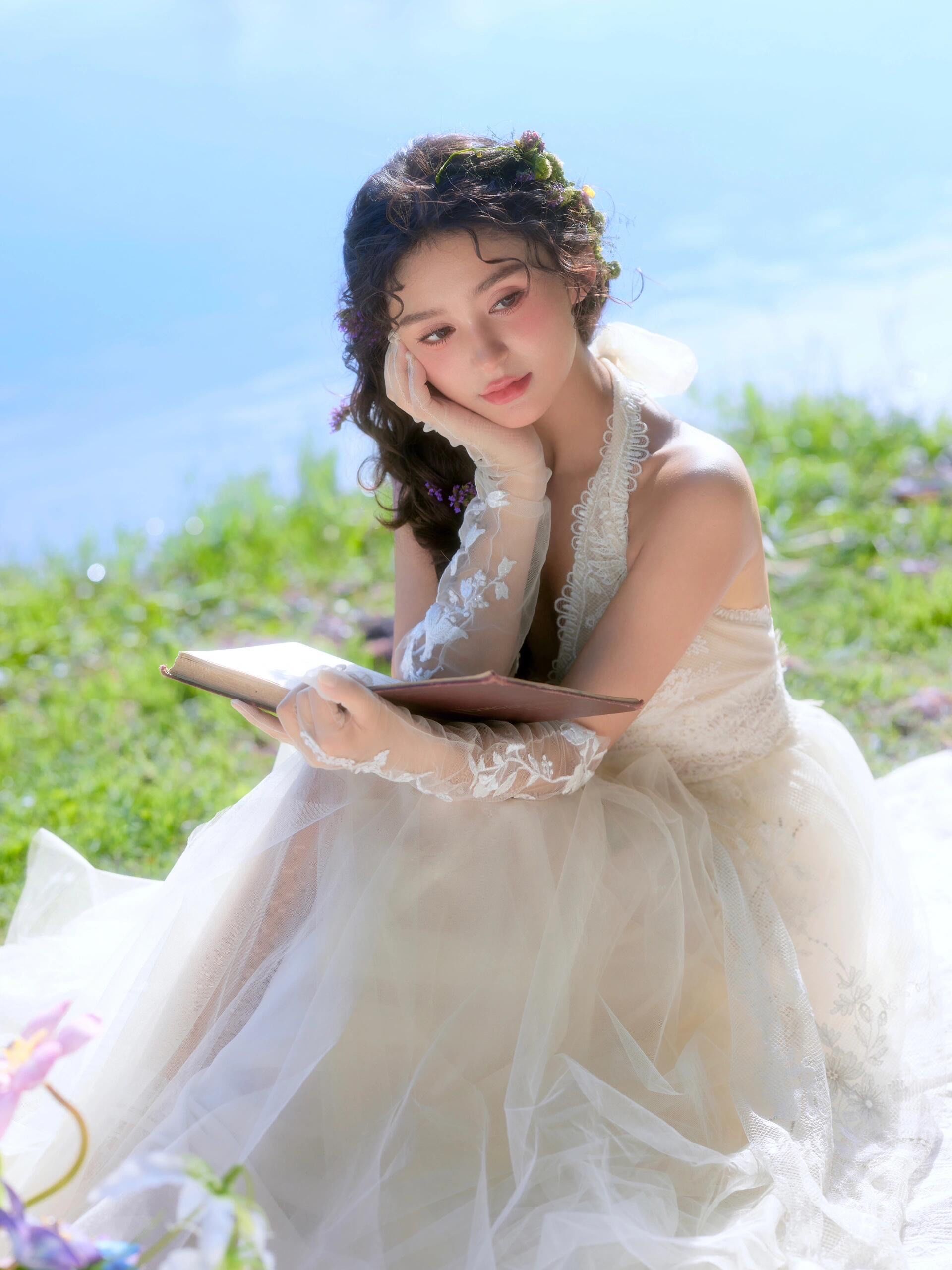 小清新森系婚纱照