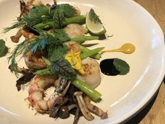 煎帆立贝和大虾-The Diner X餐厅(青岛万象城店)